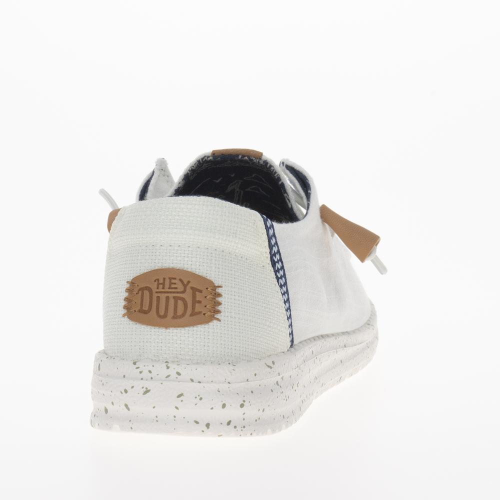 Buty Hey Dude Wendy Washed 40297-100 - białe