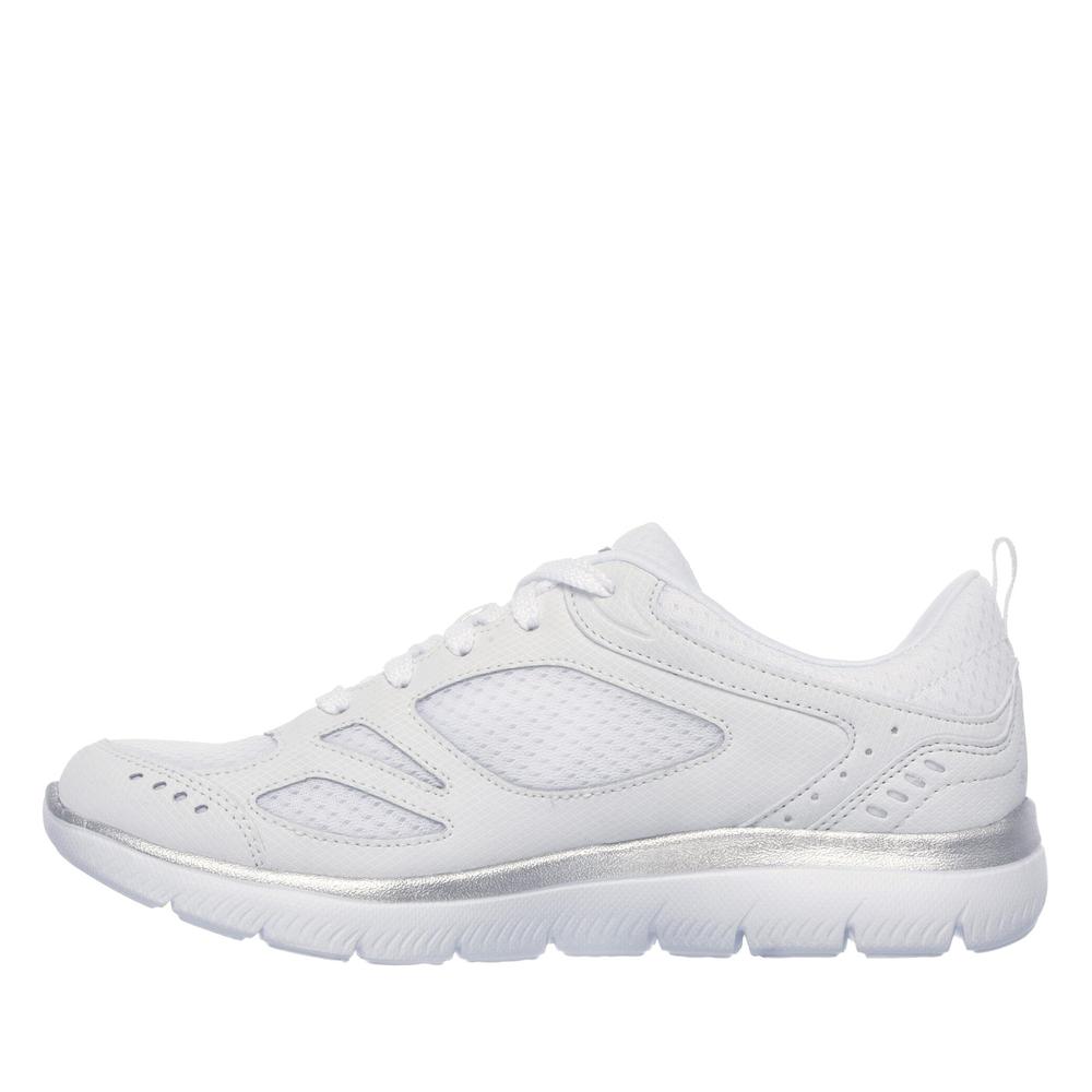 Buty Skechers Summits Suited 12982WSL - białe