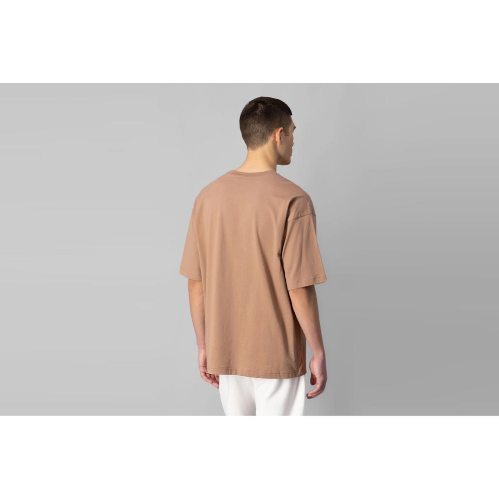 Koszulka Champion C Logo Muscle Fit 216548-MS036 - brązowa