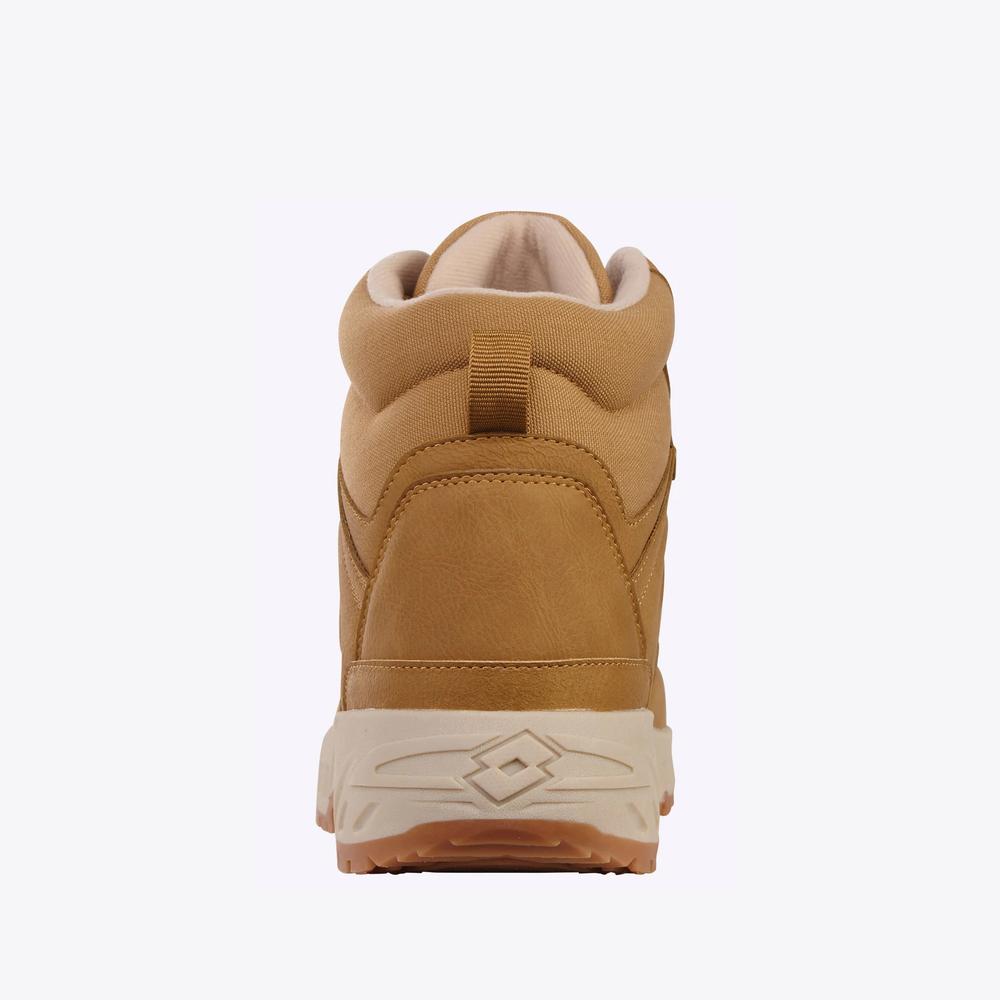 Buty męskie Lotto Woodlark Mid 2400310U-7272 - brązowe