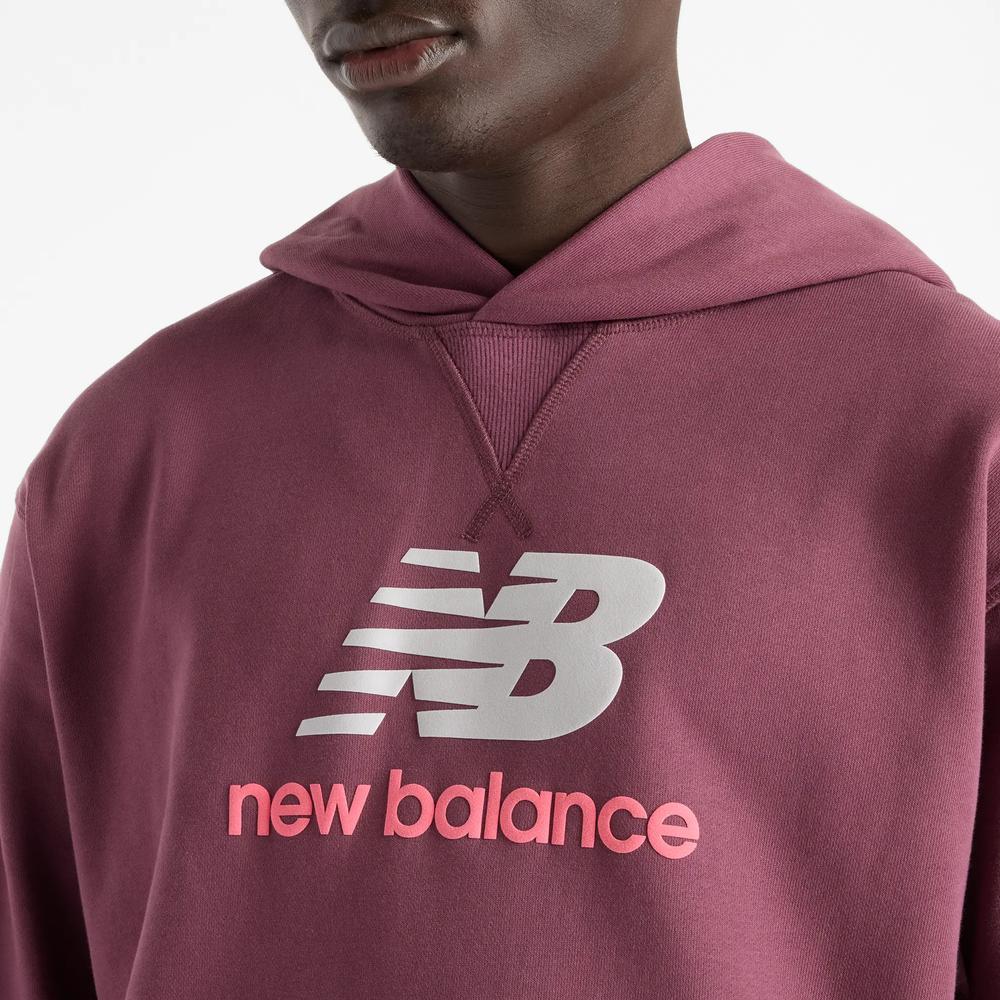 Bluza męska New Balance MT51512FDP - różowa
