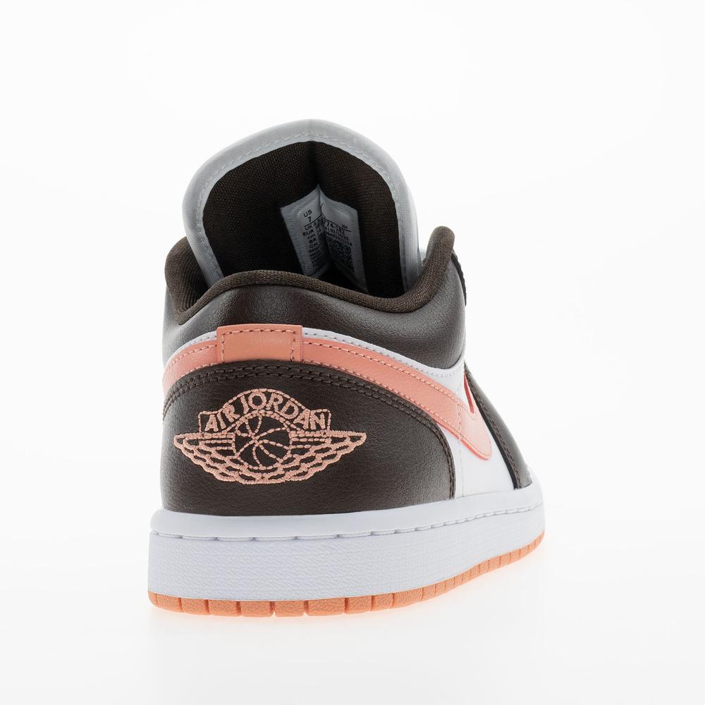 Buty damskie Nike Air Jordan 1 Low DC0774-182 - brązowo-białe