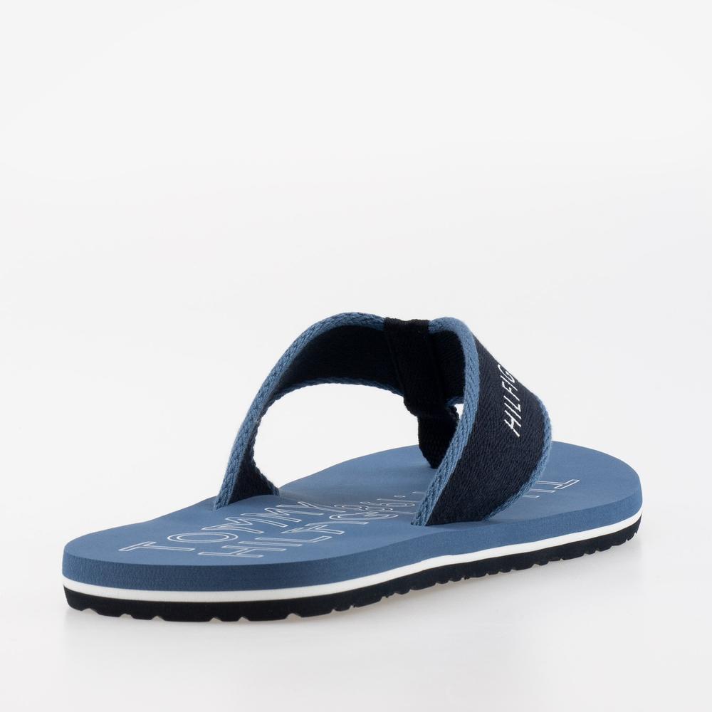 Japonki Tommy Hilfiger Sporty Beach FM0FM04469-DBX - niebieskie