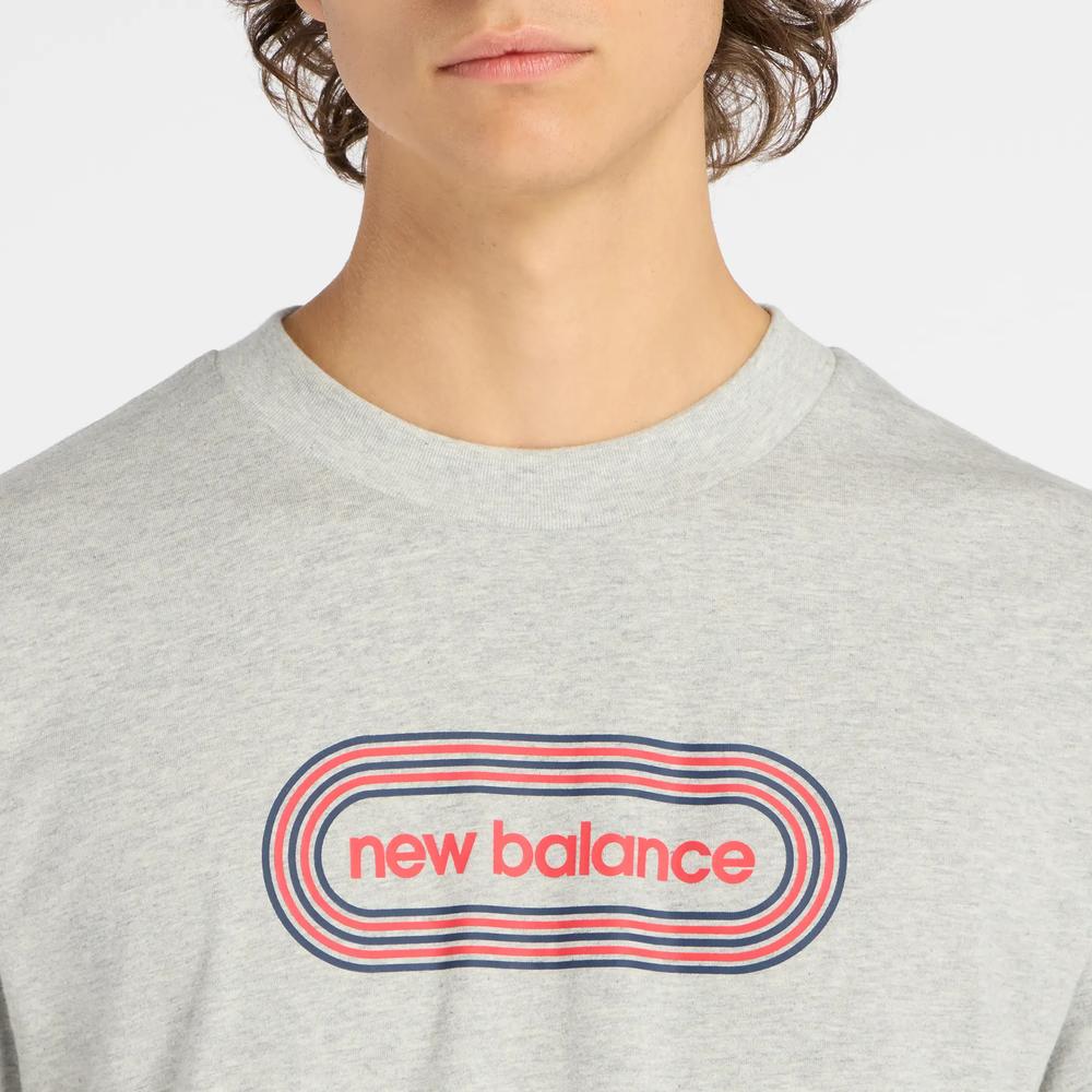 Koszulka męska New Balance MT61C48BAG - szara