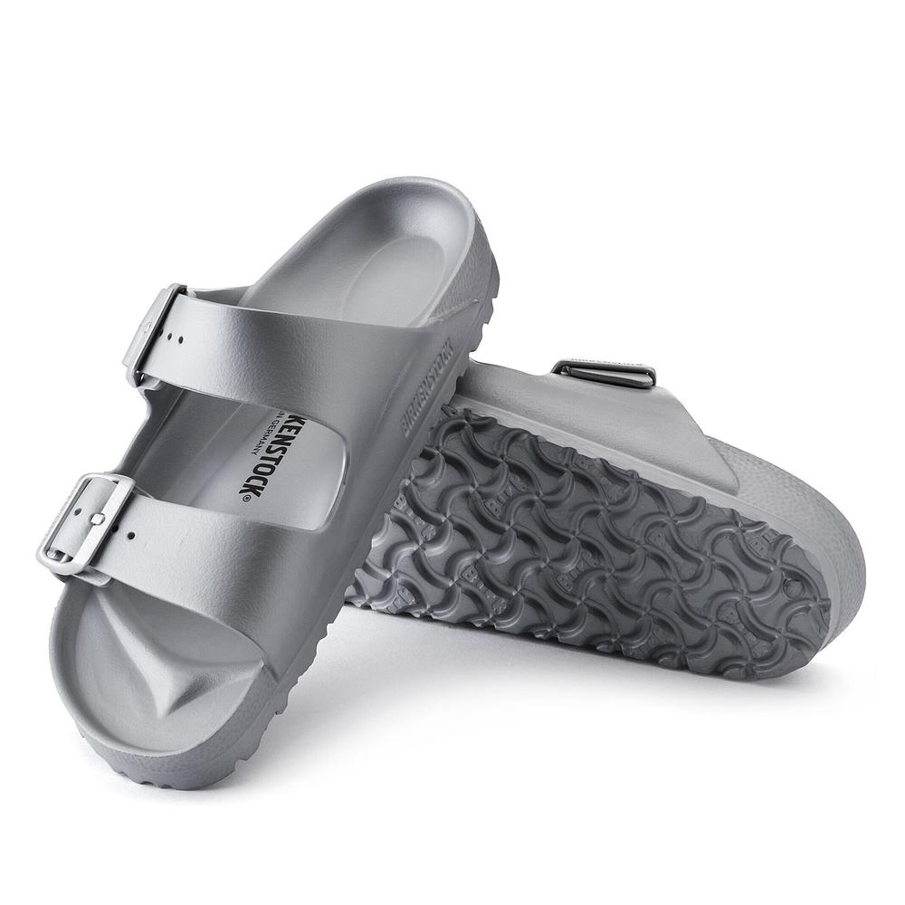 Klapki męskie Birkenstock Arizona Eva 1003490 - szare