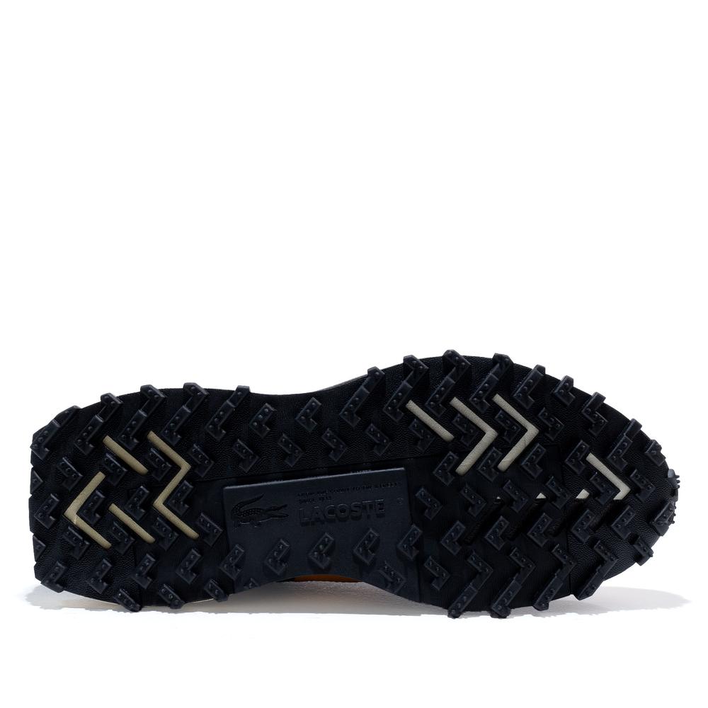 Buty męskie Lacoste Elite Active 752SMA0087-05B - brązowo-pomarańczowe