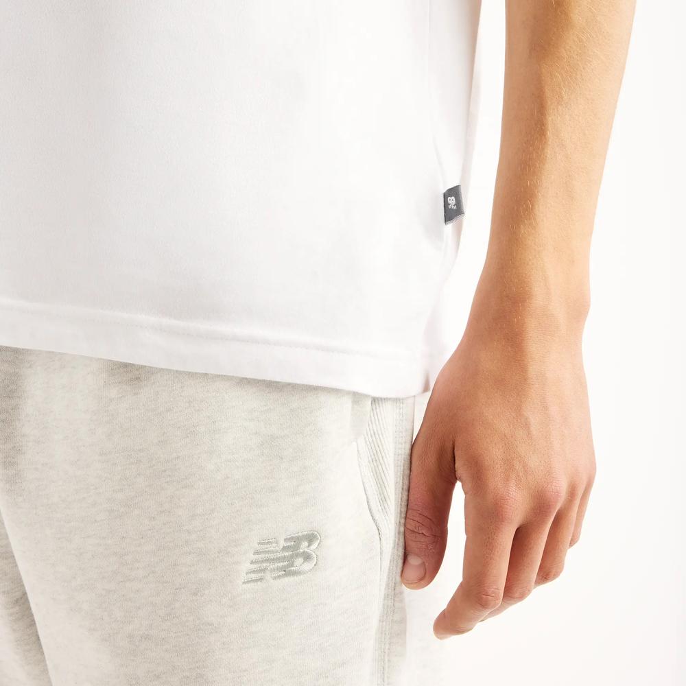 Koszulka męska New Balance Woven Label MT53928WT - biała