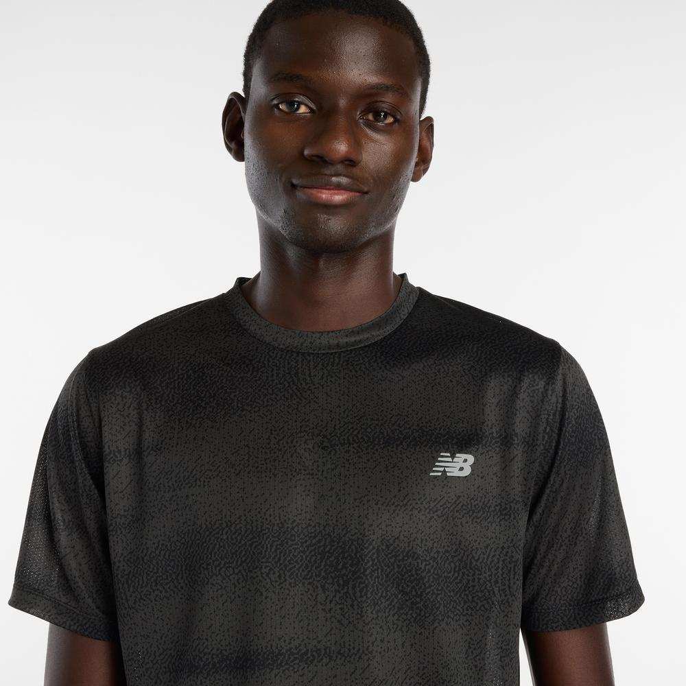 Koszulka męska New Balance MT61G4S7BGR - czarna