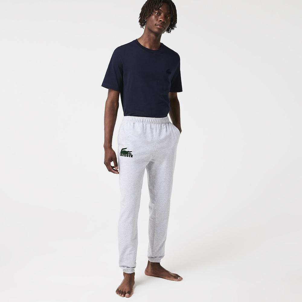 Spodnie Lacoste Loungewear Shell 3H5422-Y9K - szare