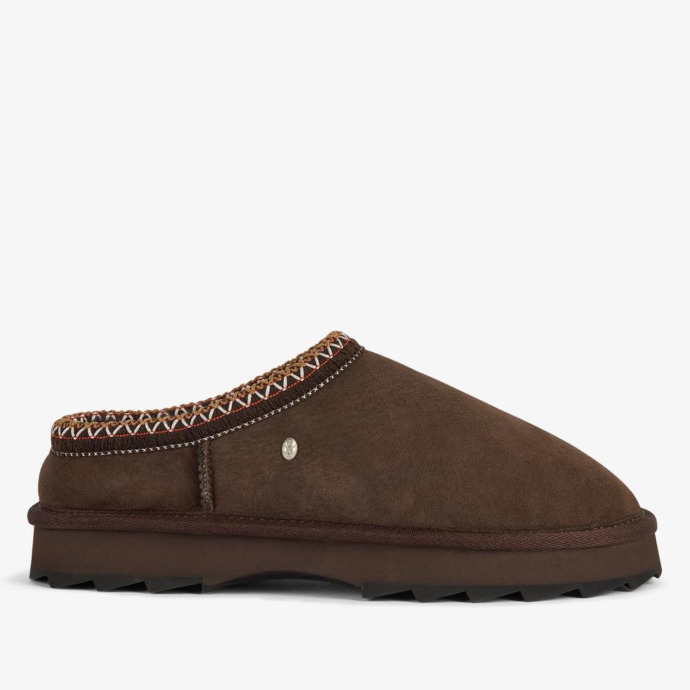 Buty damskie Emu Australia Sharky Scuff W13179CHOC - brązowe