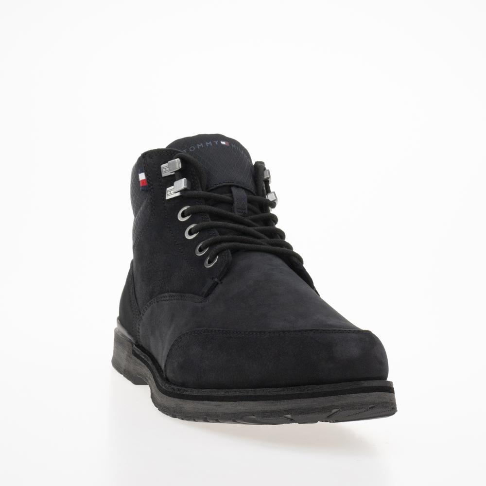 Buty Tommy Hilfiger Outdoor Nubuck Mix FM0FM04201-BDS - czarne