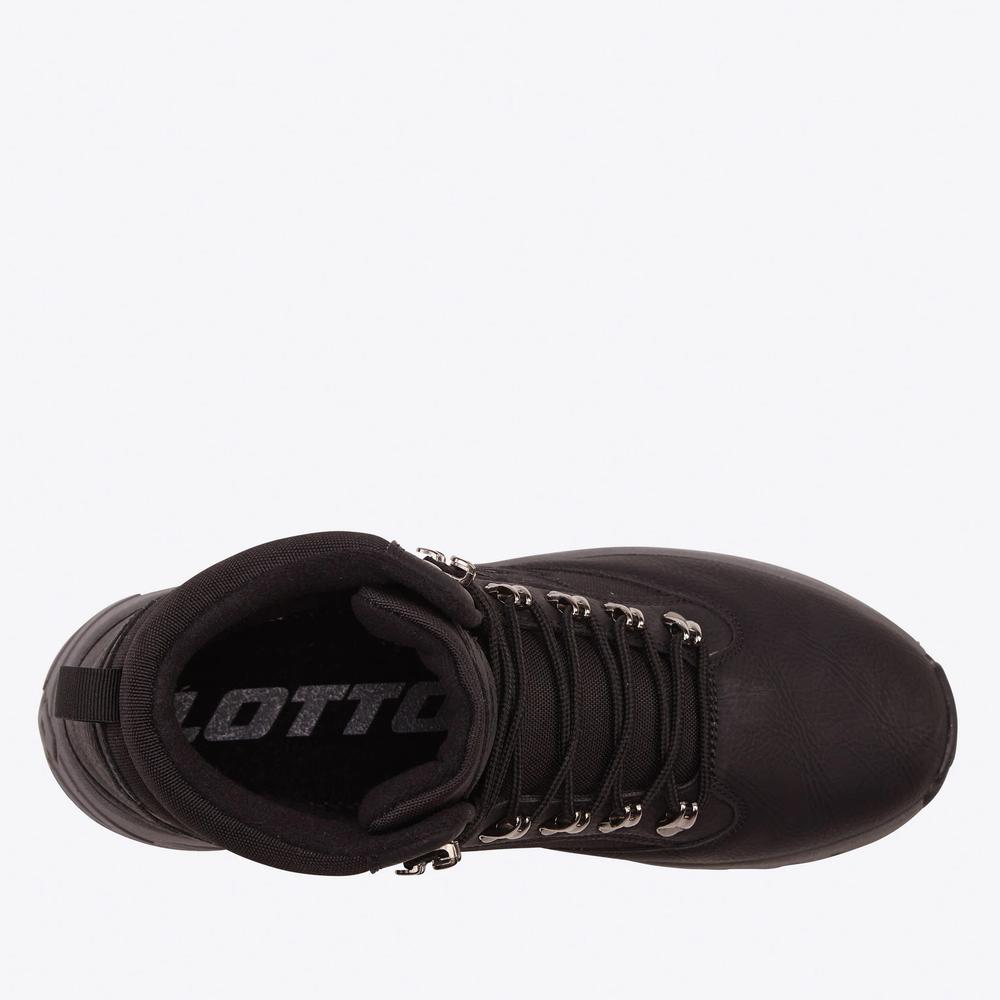 Buty męskie Lotto Woodlark Mid 2400310U-1111 - czarne
