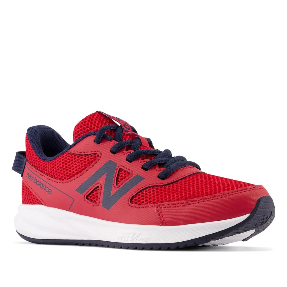 Buty New Balance YK570RN3 - czerwone