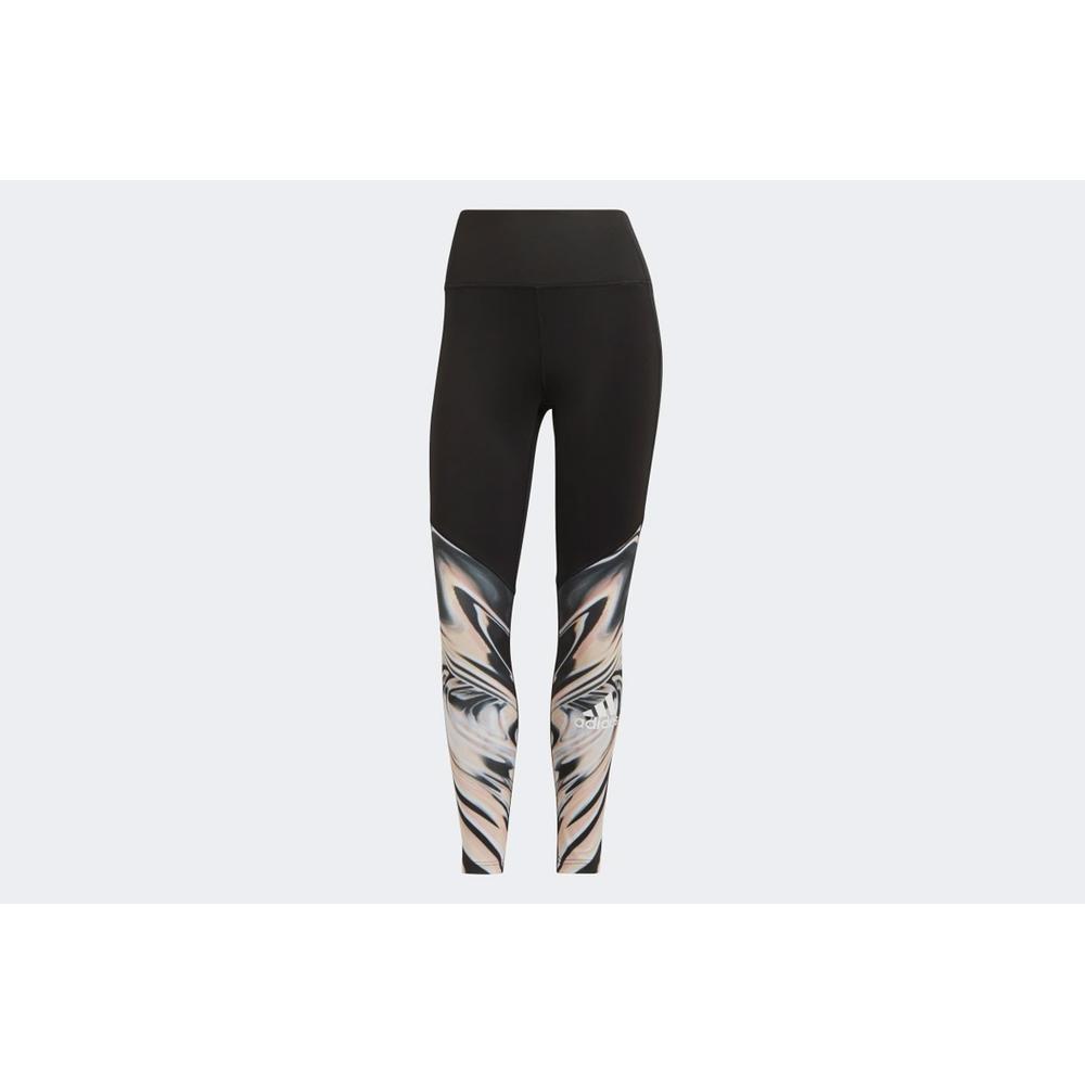 adidas X Zoe Saldana Feelbrilliant Aeroready 7/8 Printed Sport Tights > GS3899