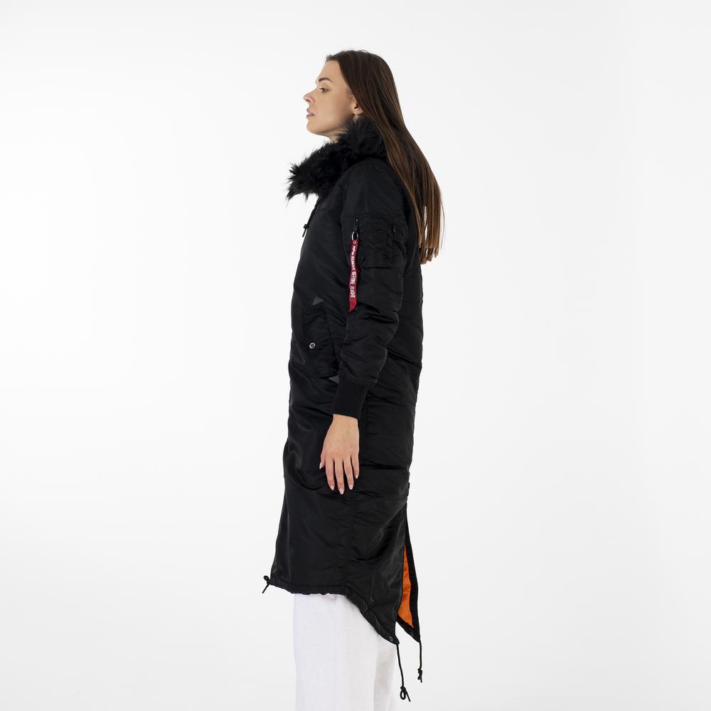 Kurtka Alpha Industries Long Fishtail 19801303 - czarna