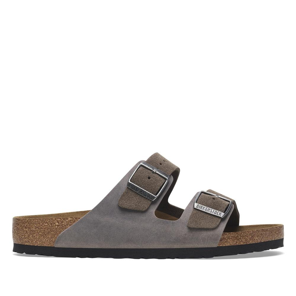 Klapki męskie Birkenstock Arizona 1029159 - szare
