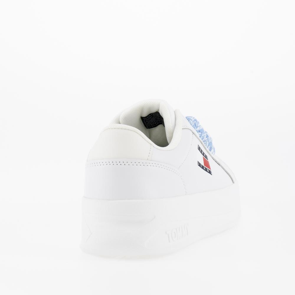 Buty Tommy Jeans City Flatform EN0EN02117-0K4 - białe