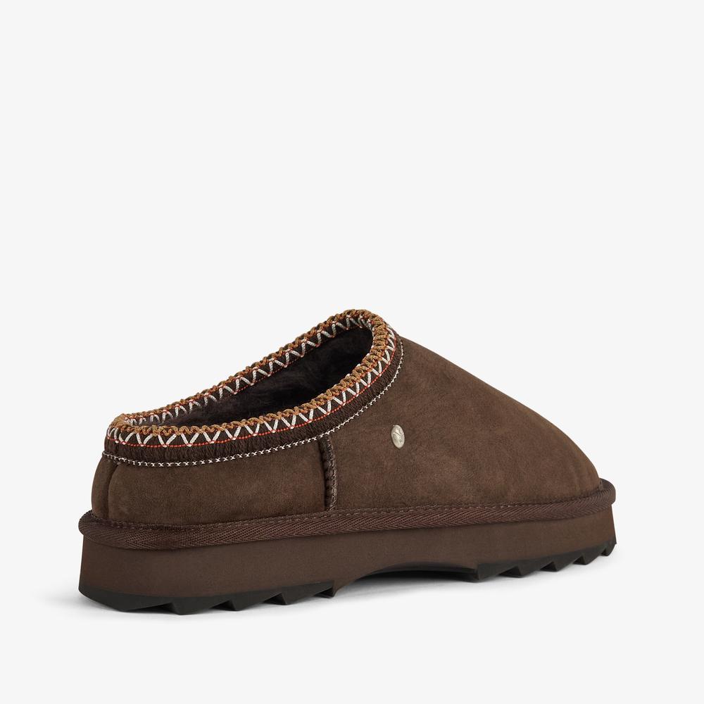 Buty damskie Emu Australia Sharky Scuff W13179CHOC - brązowe