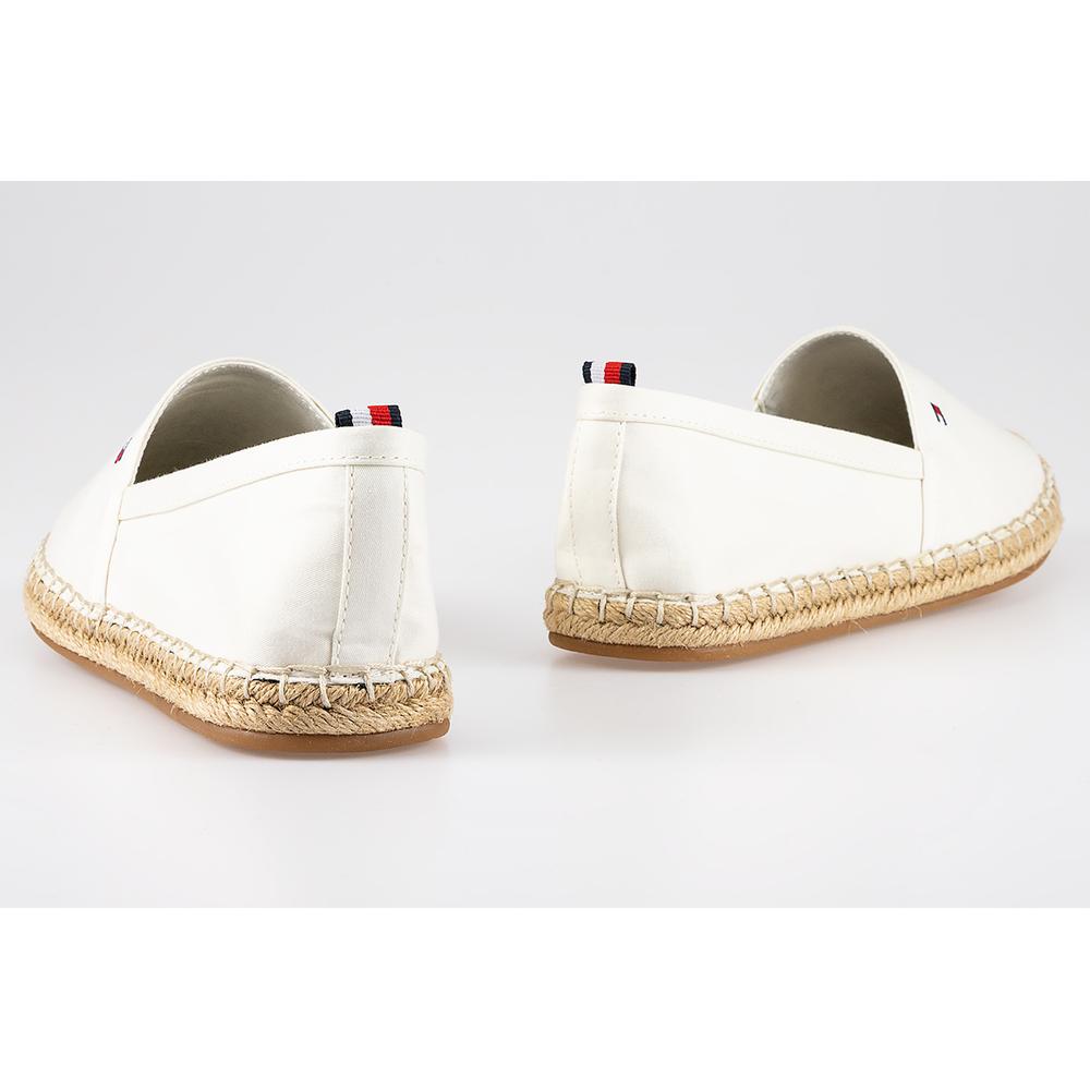 TOMMY HILFIGER BASIC FLAT COTTON ESPADRILES > FW0FW04827-YBI