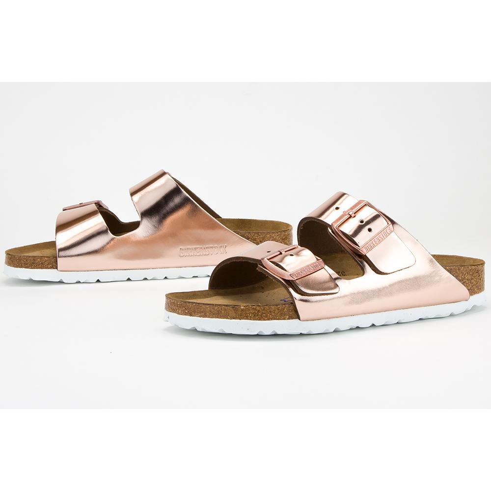 Klapki Birkenstock Arizona Soft Footbed 952093 - różowe