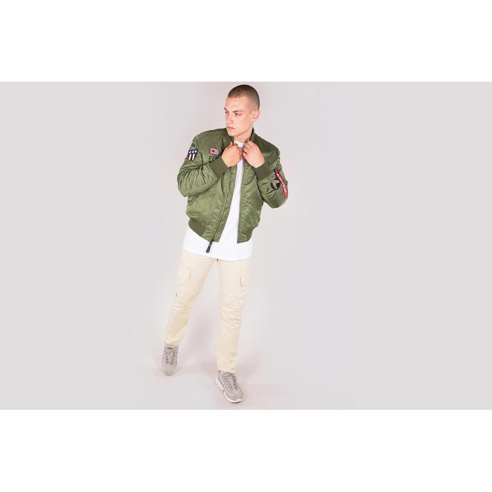 ALPHA INDUSTRIES MA-1 VF FLYING TIGER SAGE-GREEN > 17810301
