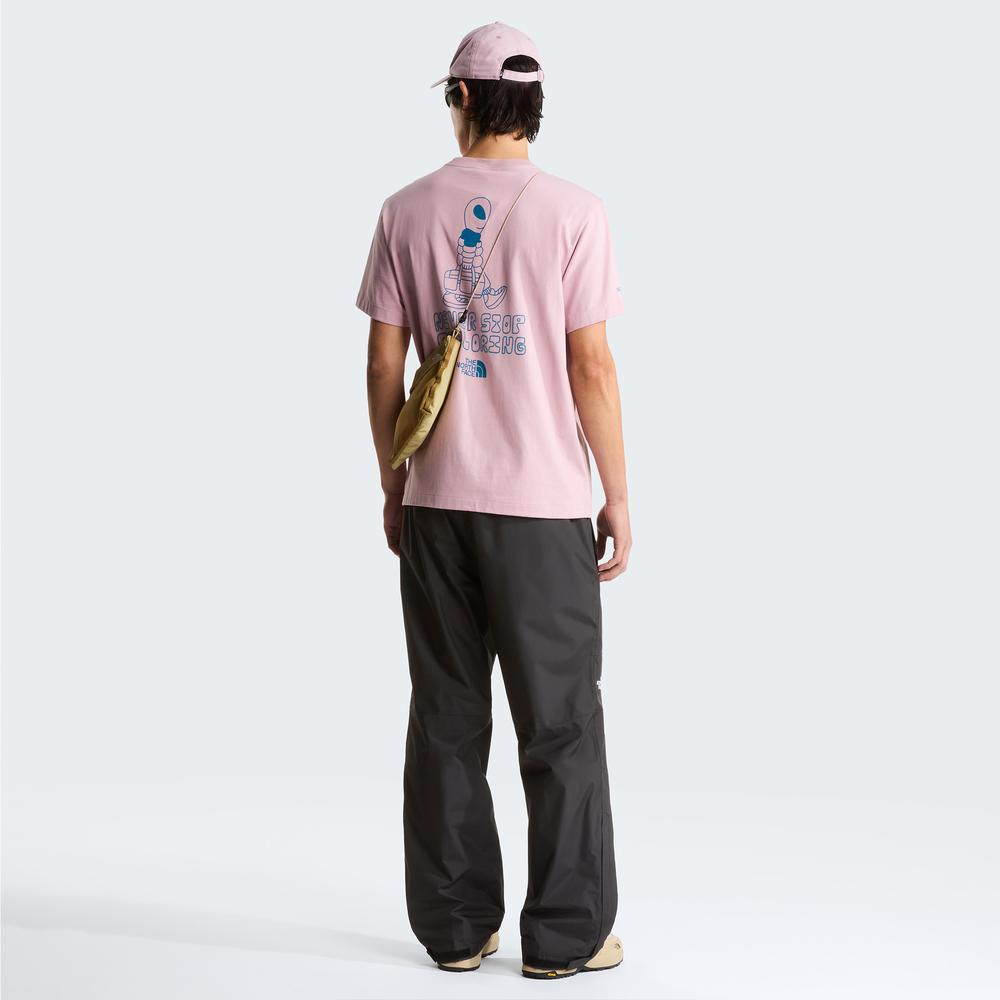 Koszulka męska The North Face Alien 0A8G9G0SO1 - różowa