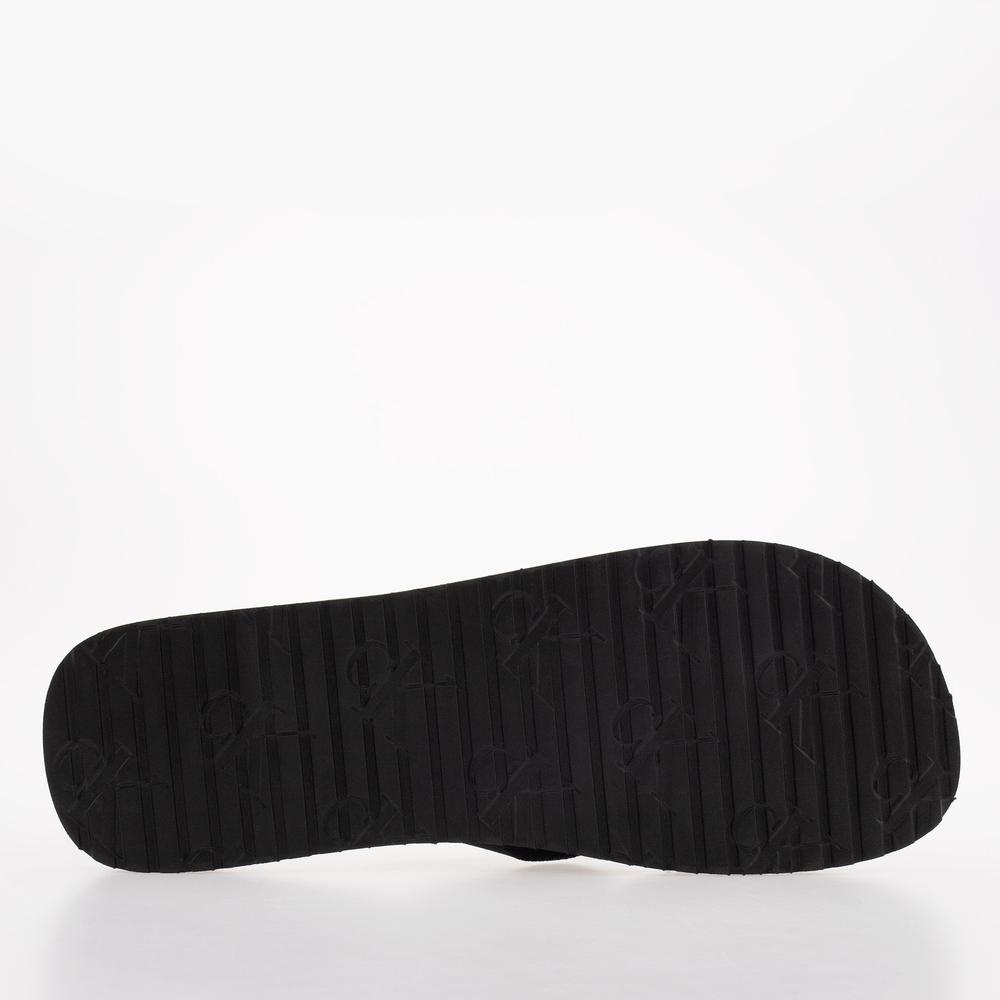 Japonki Calvin Klein Beach Sandal Woven Patch YM0YM00657-BDS - czarne