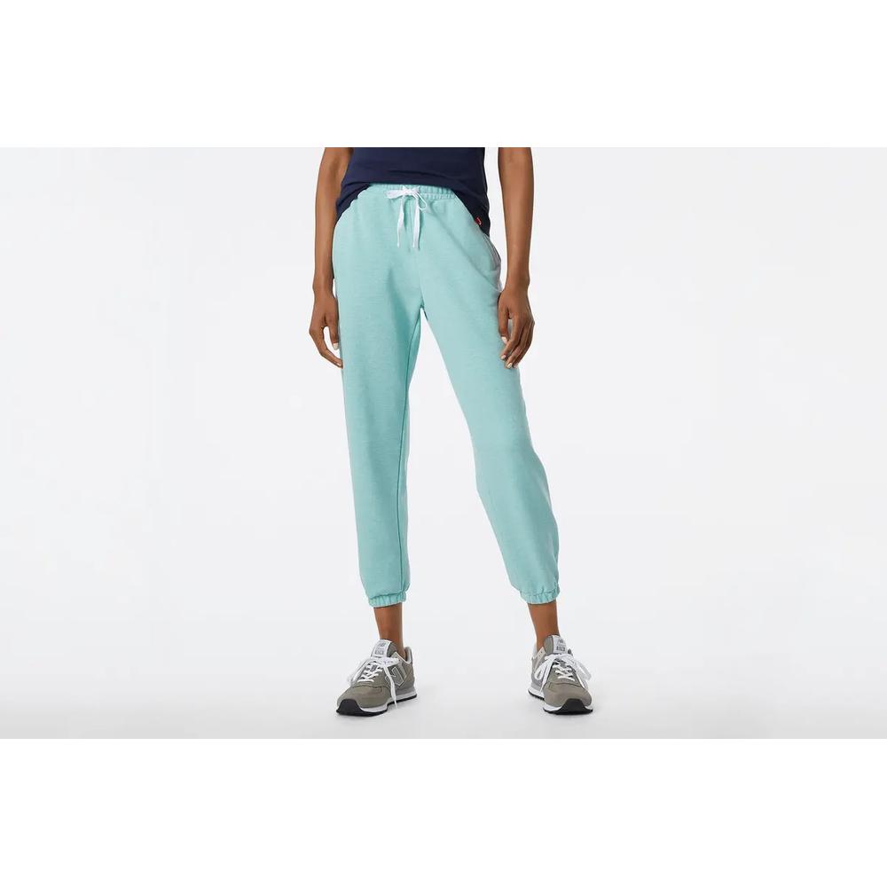 Spodnie dresowe New Balance WP21554SH1 - niebieskie
