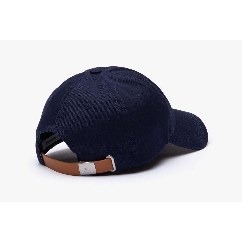 Lacoste Contrast Strap and Oversized Crocodile Cotton Cap > RK4711-166