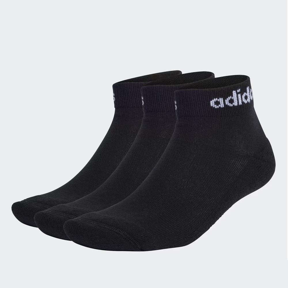 Skarpety unisex adidas Sportswear Linear Ankle Socks Cushioned Socks 3 Pairs IC1303 - czarne