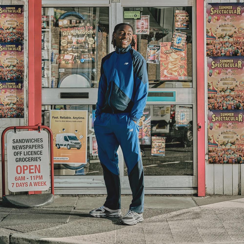 Kurtka męska New Balance MJ61J73YNNY - granatowa