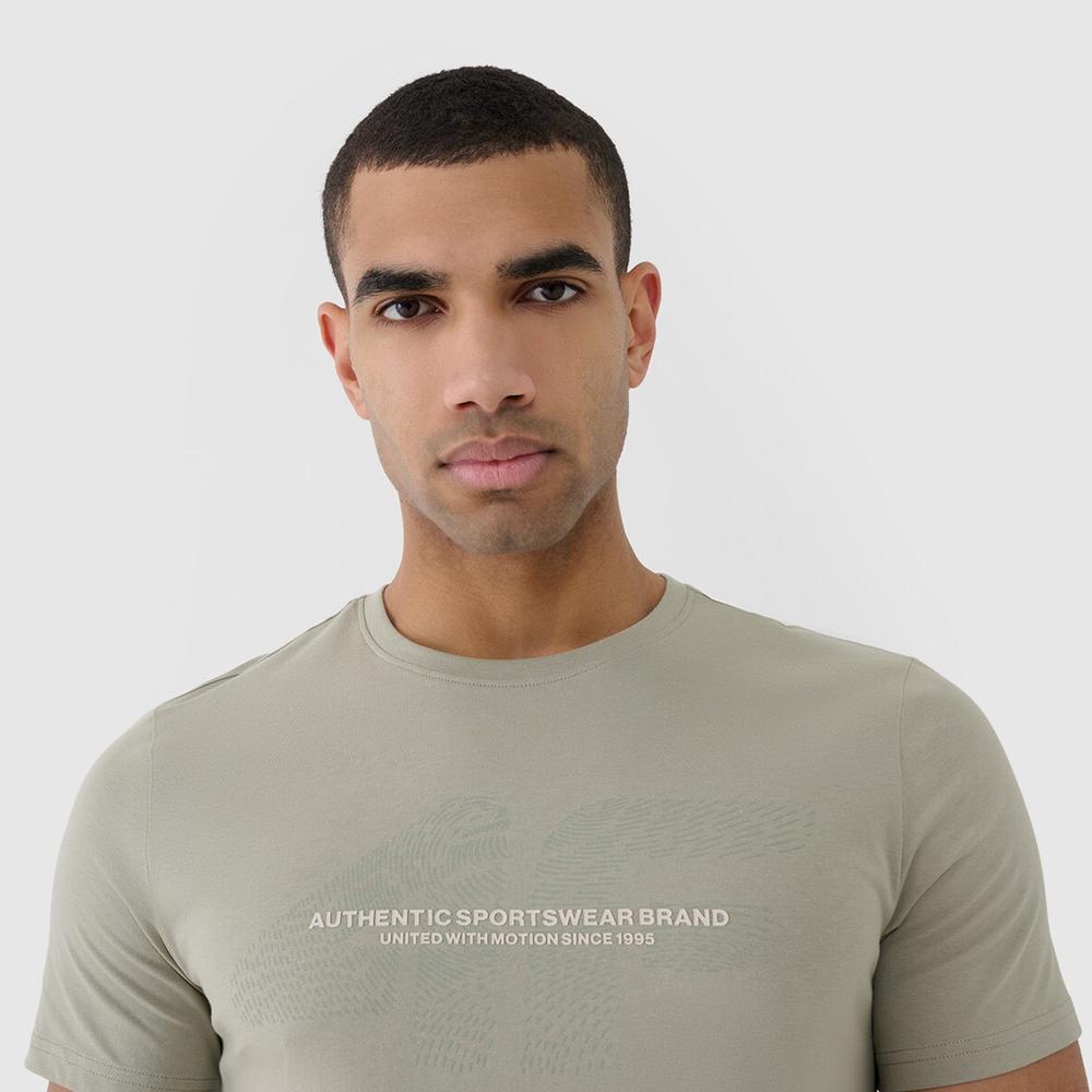 Koszulka męska 4F WSS25TTSHM200444S - zielona