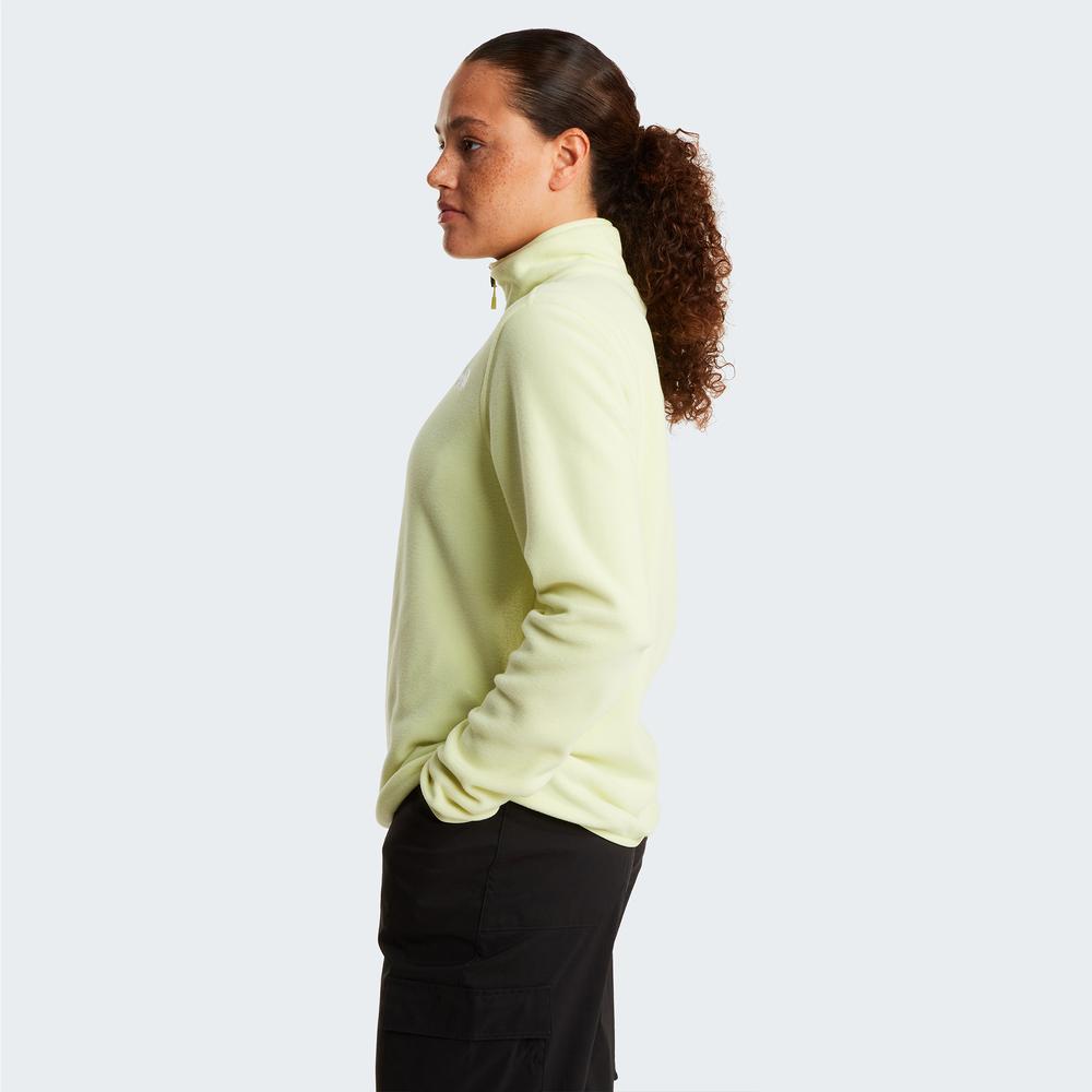 Bluza damska The North Face Glacier 1/4 Zip Fleece 0A8D2JG6O1 - żółta