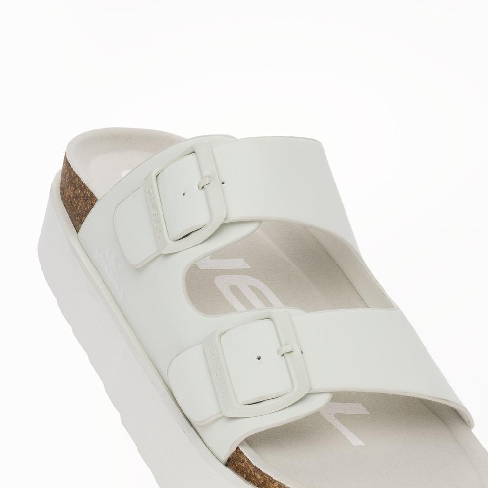 Klapki O'Neill Platform Slider Women Low 90241019.02A - białe