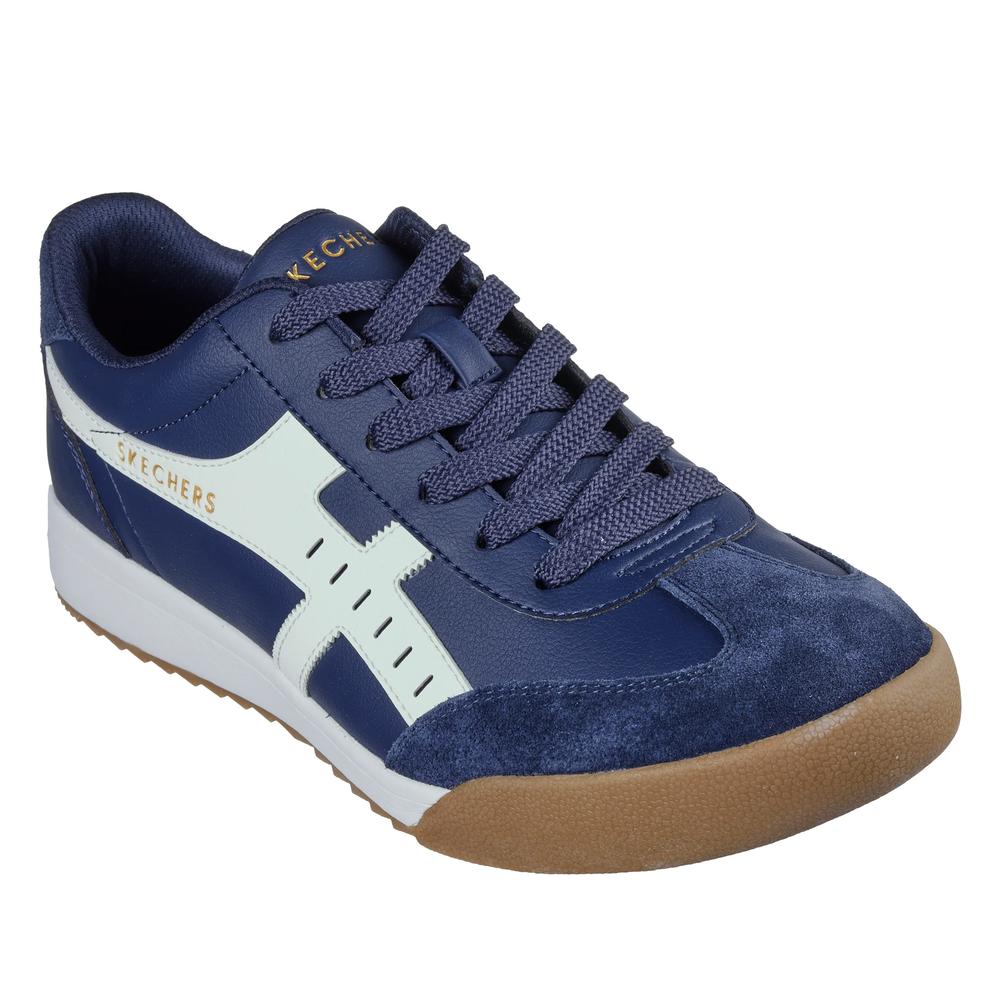 Buty męskie Skechers Zinger Manzanilla Totale 183280NVW - granatowe