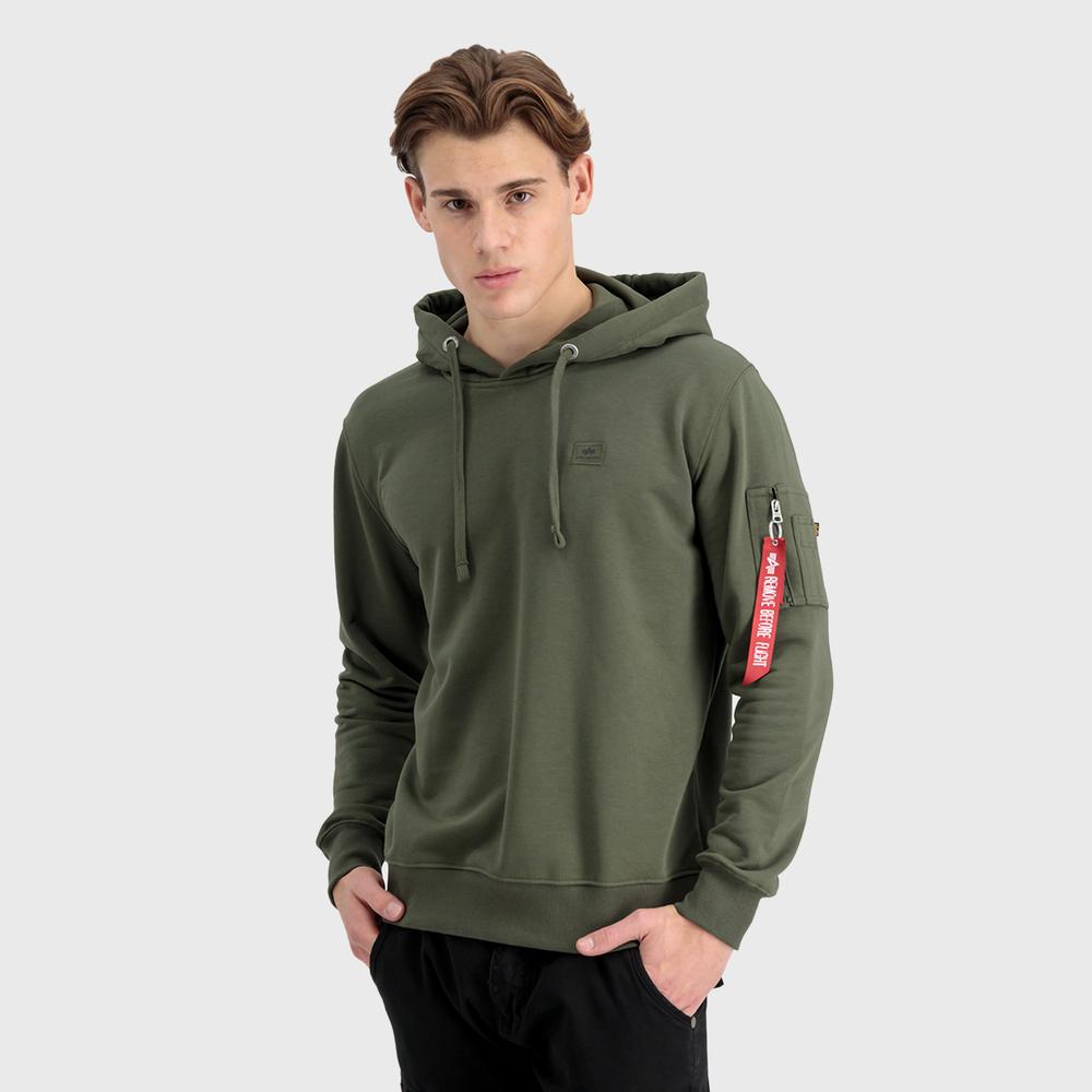 Bluza Alpha Industries Xfit Hoody 158321257 - zielona