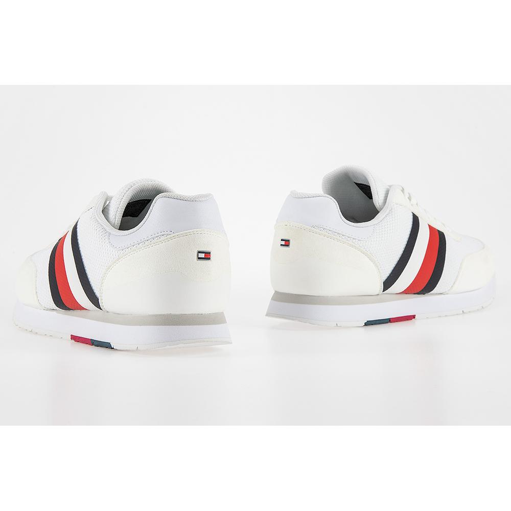Buty Tommy Hilfiger Signature Colour-Blocked Mixed Texture Panel Trainers FM0FM02688-YBS - białe