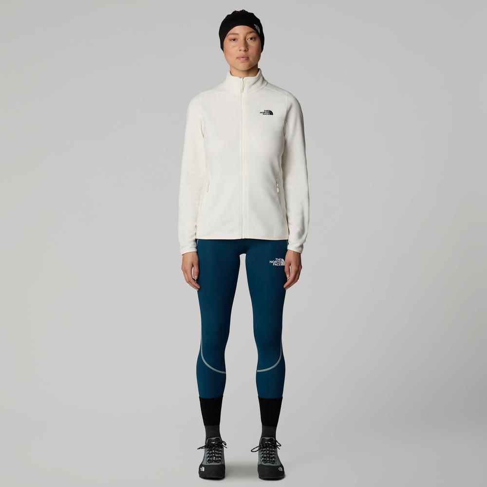 Bluza The North Face 100 Glacier Full-Zip Fleece 0A855O4HP1 - biała