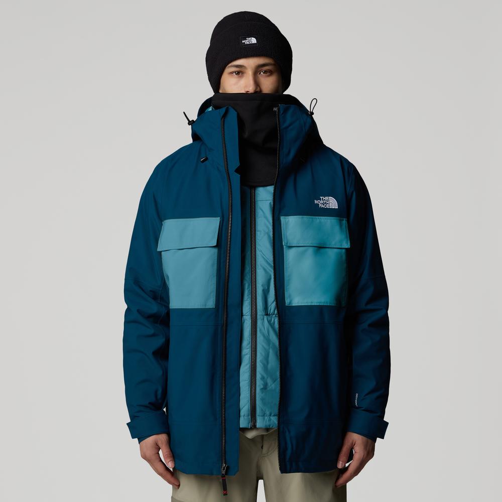 Kurtka The North Face 3 w 1 Fourbarrel Triclimate 0A7WYF4OJ1 - niebieska