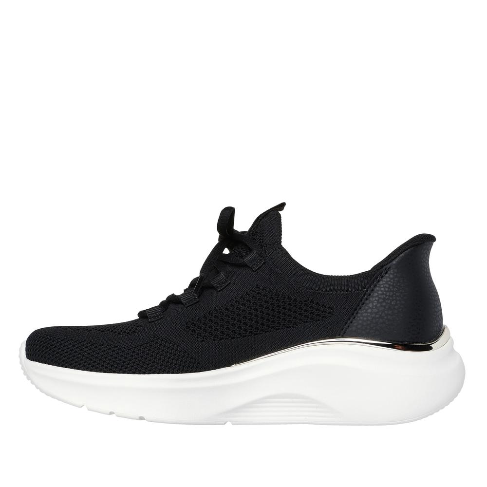 Buty damskie Skechers Slip-ins Bobs Sport B Love Tru Delight 117617BLK - czarne