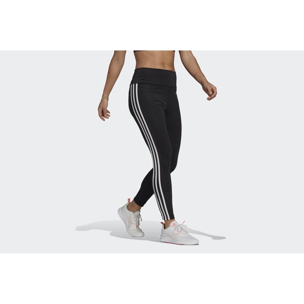 adidas Designed To Move High-Rise 3-Stripes 7/8 Sport Tights > GL4040