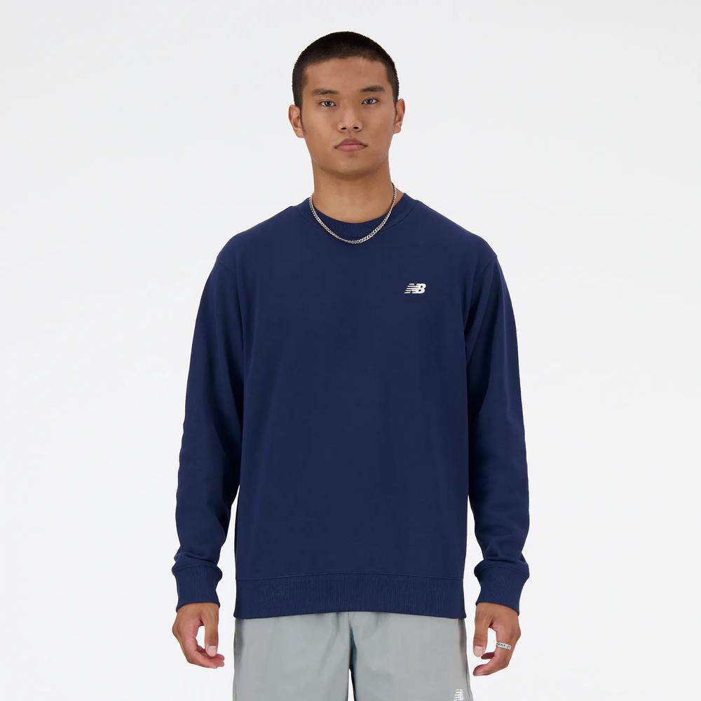 Bluza New Balance MT41507NNY - granatowa