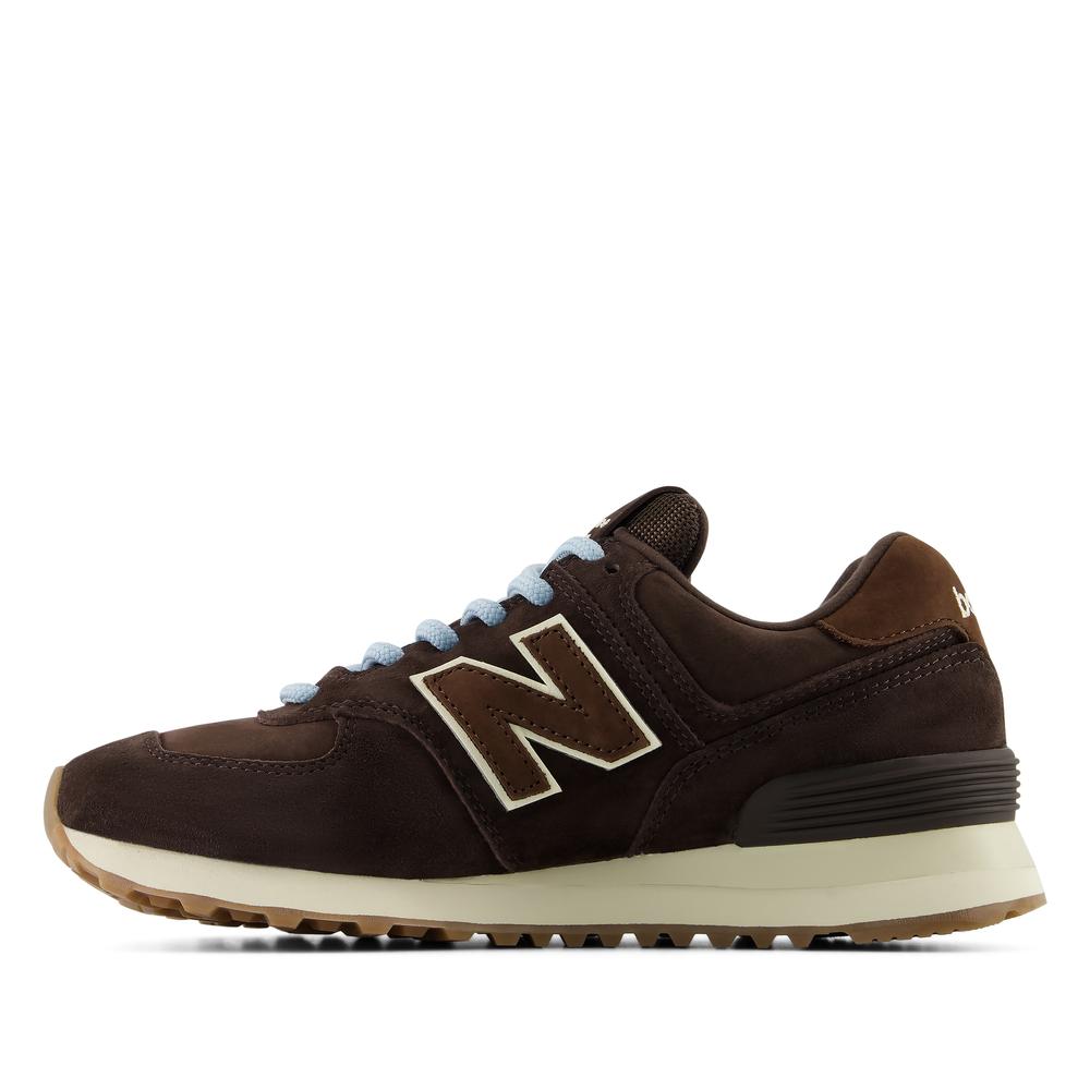 Buty damskie New Balance W57474P - brązowe