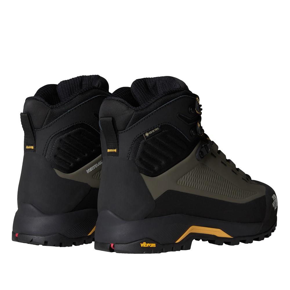 Buty męskie The North Face Verto Gore-Tex Mid 0A83NB3F91 - zielono-czarne