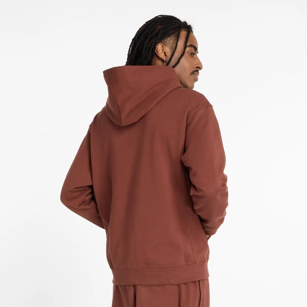 Bluza New Balance MT41534ROK - brązowa