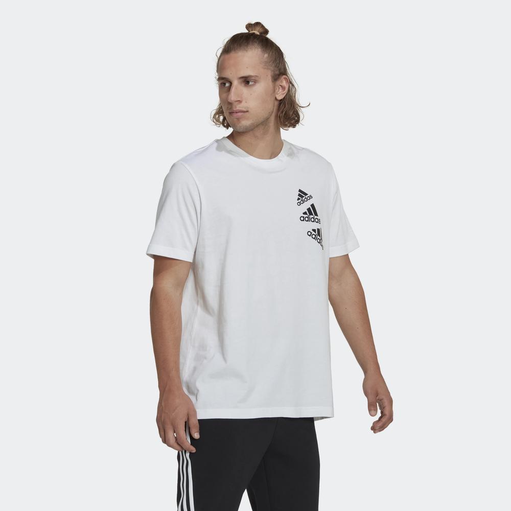 Koszulka adidas Essentials BrandLove HL9386 - biała