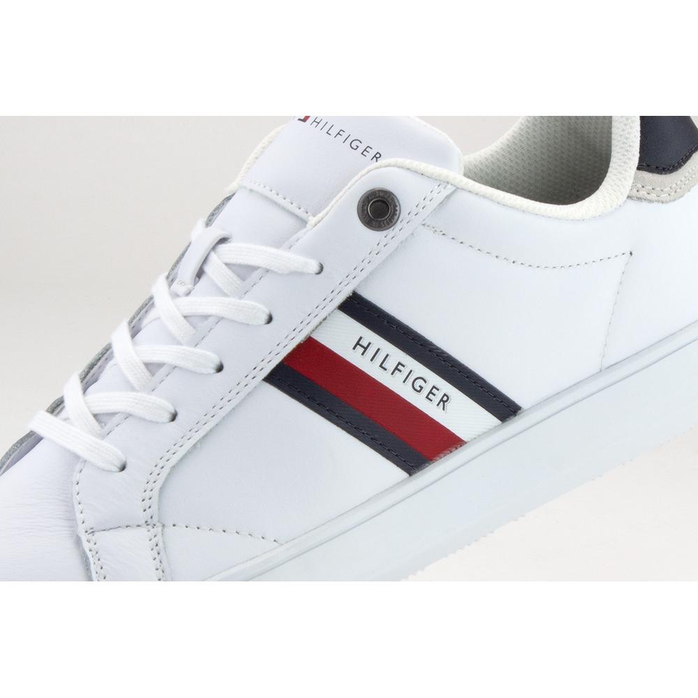 TOMMY HILFIGER ESSENTIAL LEATHER CUPSOLE > FM0FM02987-YBR