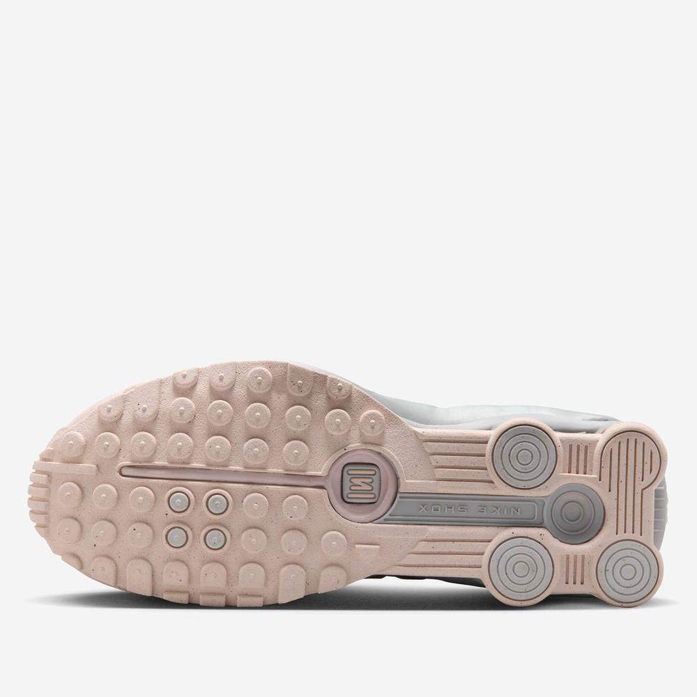 Buty damskie Nike Shox R4 AR3565-600 - różowo-szare