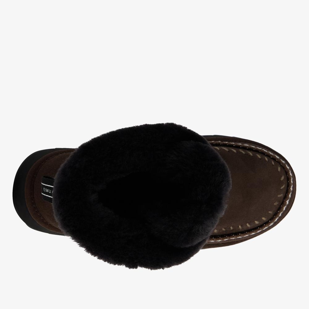 Buty damskie Emu Australia Sunnie W13333CHOC - brązowe