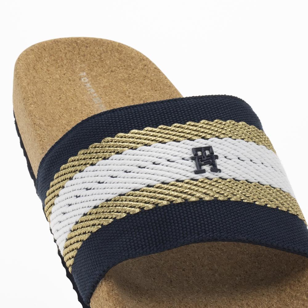 Klapki Tommy Hilfiger Fresh Webbing FW0FW06983-DW6 - multikolor